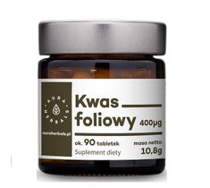 Aura Herbals Kwas Foliowy 400µg suplement diety 90 tabletek