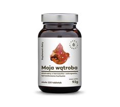 Aura Herbals Moja Wątroba Ekstrakt z Karczocha & Ostropestu suplement diety 120 tabletek 92g