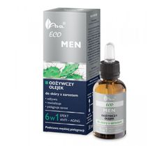 AVA Eco Men odżywczy olejek do skóry z zarostem 6w1 (30 ml)