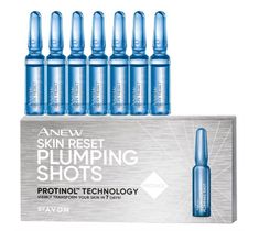 Avon Anew Skin Reset Plumping Shots odmładzająca kuracja do twarzy w ampułkach (7x1.3 ml)