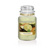 Yankee Candle – Świeca zapachowa duży słój Lime & Coriander (623 g)