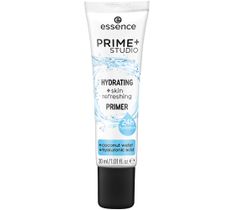 Essence – Prime+ Studio Hydrating +skin refreshing Primer nawilżająco-odświeżająca baza pod makijaż (30 ml)