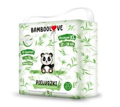 BambooLove Pieluszki jednorazowe z włóknem bambusowym rozm. XL 12-18 kg (20 szt.)