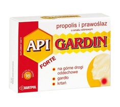 Bartpol Api Gardin Forte Propolis i Prawoślaz suplement diety o smaku wiśniowym 16 pastylek