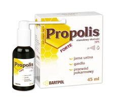 Bartpol Propolis Forte etanolowy ekstrakt 10% suplement diety 45ml