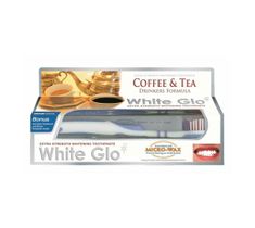 White Glo Coffee & Tea Drinkers Formula wybielająca pasta do zębów dla osób regularnie pijących kawę i herbatę 100ml + szczoteczka (1 szt.)