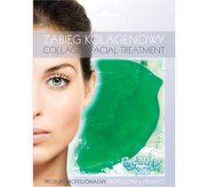 Beauty Face Collagen Facial Treatment odżywczy zabieg kolagenowy z ekstraktem z ogórka i algami morskimi