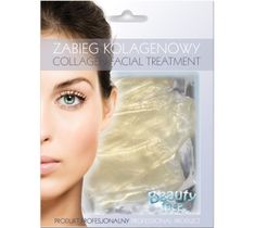 Beauty Face Collagen Facial Treatment rozświetlający zabieg kolagenowy z diamentami i złotem