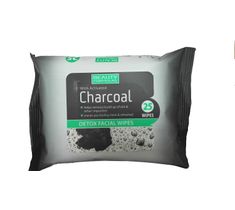 Beauty Formulas Charcoal chusteczki oczyszczające z aktywnym węglem 1 op. - 25 szt.