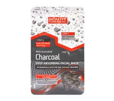 Beauty Formulas Charcoal maseczka 2-fazowa do każdego typu cery głęboko oczyszczająca z aktywnym węglem 13 g