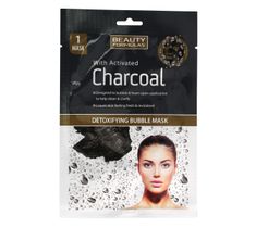 Beauty Formulas Charcoal maseczka detoksykująca bąbelkowa z aktywnym węglem 1 szt.