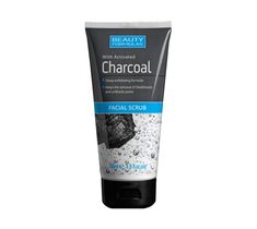 Beauty Formulas Charcoal Peeling do twarzy głęboko oczyszczający z aktywnym węglem 150 ml