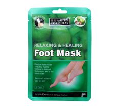 Beauty Formulas maska na stopy relaksująco-odżywcza 1 para 16 ml