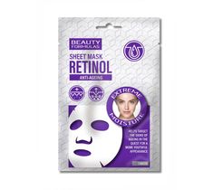 Beauty Formulas Retinol Anti-Ageing Sheet Mask nawilżająca maska w płachcie do twarzy (1 szt.)