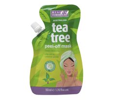 Beauty  Formulas Tea Tree maseczka peel-off do każdego rodzaju cery oczyszczająca 50 ml