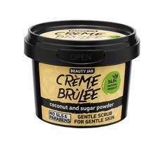 Beauty Jar Creme Brulee delikatny scrub do twarzy do skóry delikatnej (120 g)