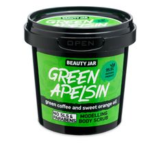 Beauty Jar Green Apelsin modelujący scrub do ciała z zieloną kawą i słodką pomarańczą (200 g)