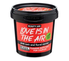 Beauty Jar Love Is In The Air pieniąca sól do kąpieli dla par z kwiatowym nektarem (150 g)