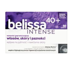 Belissa Intense 40+ suplement diety wzmacniający włosy skórę i paznokcie 50 tabletek