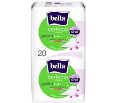 BELLA Perfecta Green Podpaski ultra cienkie silky dry  (1op. - 20 szt.)