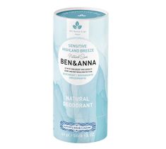 Ben&Anna Natural Deodorant naturalny dezodorant bez sody Sensitive Highland Breeze 40g