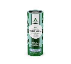 Ben&Anna Natural Soda Deodorant naturalny dezodorant na bazie sody sztyft kartonowy Mint (40 g)