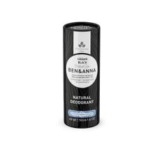 Ben&Anna Natural Soda Deodorant naturalny dezodorant na bazie sody sztyft kartonowy Urban Black (40 g)