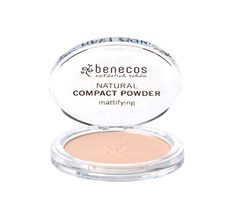 Benecos Natural Compact Powder naturalny puder w kompakcie Piaskowy (9 g)