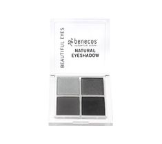 Benecos Natural Quattro Eyeshadow paletka 4 naturalnych cieni do powiek Smokey Eyes (8 g)