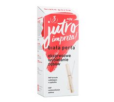 Biała Perła Jutro impreza! zestaw do wybielania zębów w domu pasta do zębów 30ml + żel wybielający 8ml