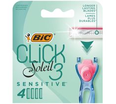 BIC Soleil Click 3 Sensitive 3-ostrzowe wkłady do maszynki do golenia (4 szt.)