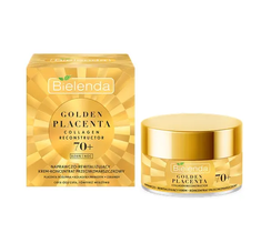 Bielenda Golden Placenta Collagen Reconstructor naprawczo - rewitalizujący krem - koncentrat przeciwzmarszczkowy 70+ dzień / noc (50 ml)