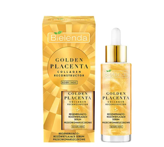 Bielenda Golden Placenta Collagen Reconstructor regenerująco - rozświetlające serum przeciwzmarszczkowe (30 g)