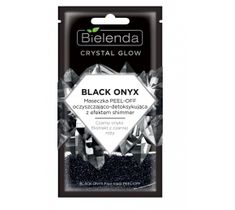 Bielenda Crystal Glow Black Onyx maseczka oczyszczająco-detoksująca PEEL-OFF (8 g)