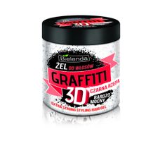 Bielenda Graffiti 3D – żel do układania włosów z czarną rzepą bardzo mocny (250 ml)
