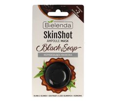 Bielenda Skin Shot maseczka oczyszczająca Black Soap (8 g)