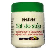 BingoSpa Sól do stóp z ekstraktem z kasztanowca i olejkiem z drzewa herbacianego 550g