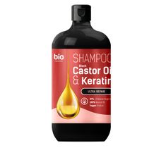 Bio Naturell Szampon z czarnym olejem rycynowym i keratyną do wszystkich rodzajów włosów 946ml
