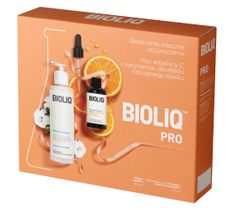 Bioliq Pro zestaw skoncentrowane serum z fotostabilną witaminą C i niacynamidem (20 ml) + Clean mleczko micelarne (135 ml)