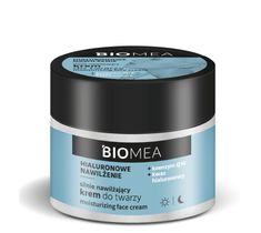 Biomea Krem nawilżający do twarzy na dzień i na noc koenzym Q10 kwas hialuronowy (50 ml)