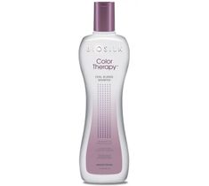 BioSilk Color Therapy Cool Blonde Shampoo szampon do włosów rozjaśnianych i z pasemkami nadający chłodny odcień 355ml