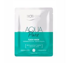 Biotherm Aqua Pure Flash Mask oczyszczająca maseczka w płachcie do twarzy (31 g)
