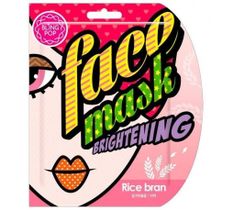 Bling Pop Brightening Face Mask rozświetlająca maska w płachcie Rice Bran 20ml
