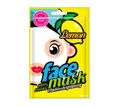 Bling Pop Vitamin & Brightening Face Mask odżywiająco-rozświetlająca maska w płachcie Lemon 20ml