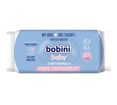 Bobini – Baby chusteczki nawilżane z witaminą E dla dzieci i niemowląt (60 szt.)