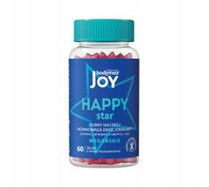 Bodymax Joy Happy Star dobry nastrój i równowaga emocjonalna suplement diety o smaku truskawkowym (60 żelek)
