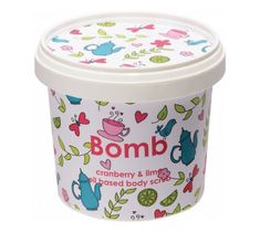 Bomb Cosmetics Cranberry & Lime Body Scrub peeling pod prysznic Żurawina & Limonka 400g