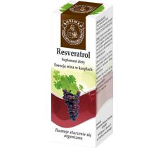 Bonimed Resveratrol esencja wina w kroplach hamuje starzenie się organizmu suplement diety 20ml