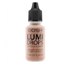 Gosh Lumi Drops Highlighter (rozświetlacz w płynie 004 Peach 15 ml)