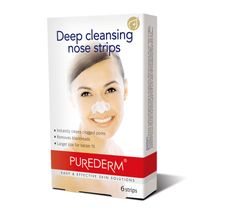 Purederm – Głęboko oczyszczające plastry na nos (6 szt.)